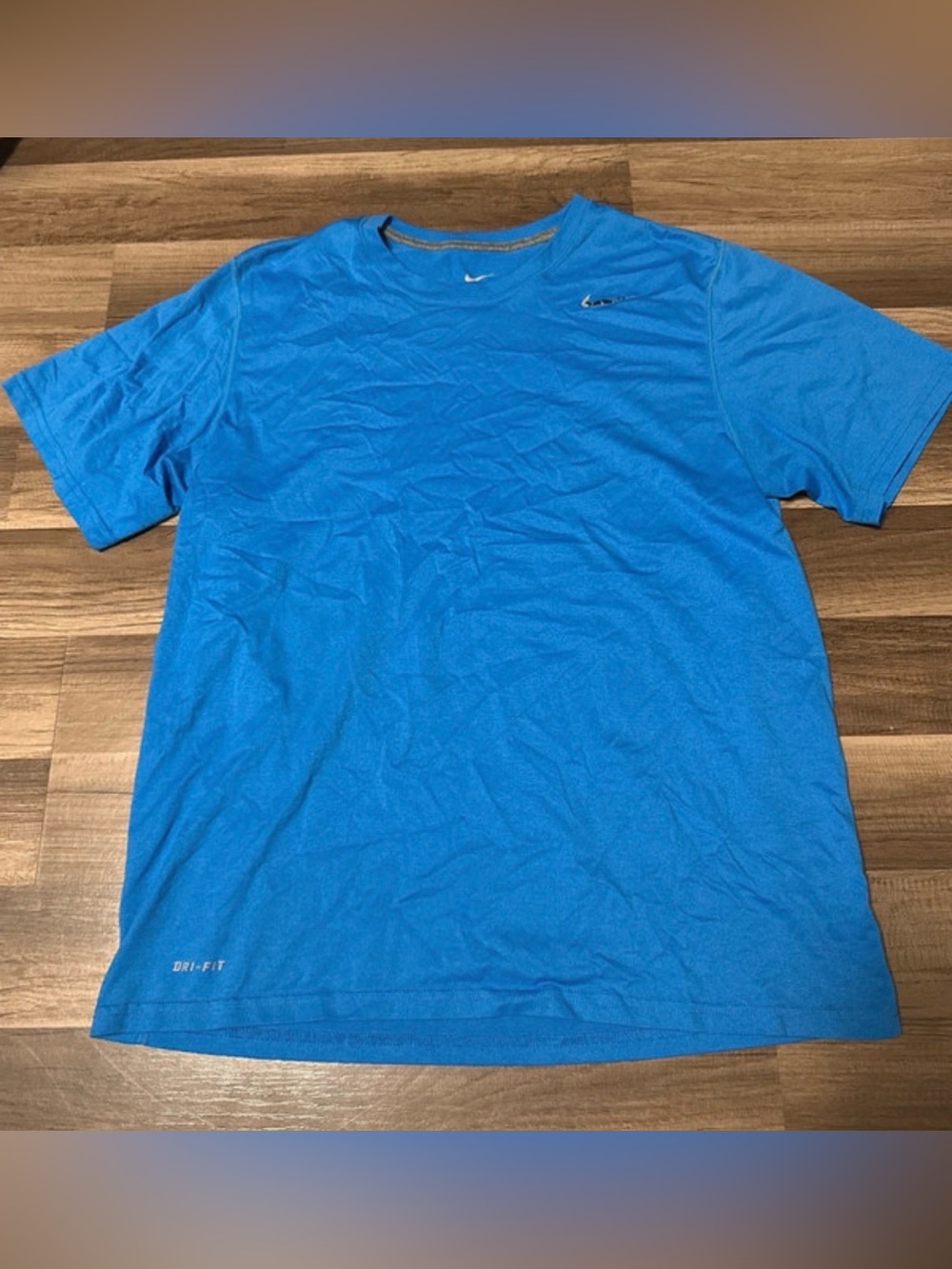 Nike Dri-Fit Men’s Blue Athletic T-Shirt size large